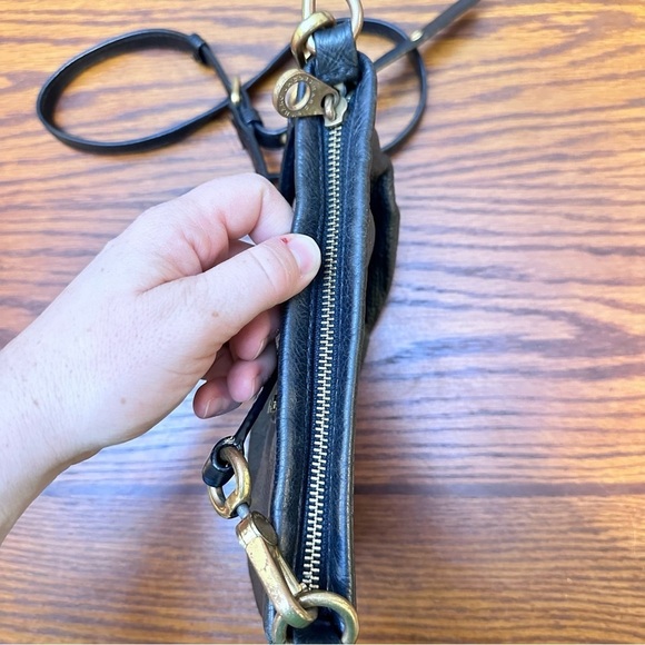 Marc by Marc Jacobs Classic Q Percy Black Pebble Leather Crossbody‎ Mini Handbag - Picture 8 of 11